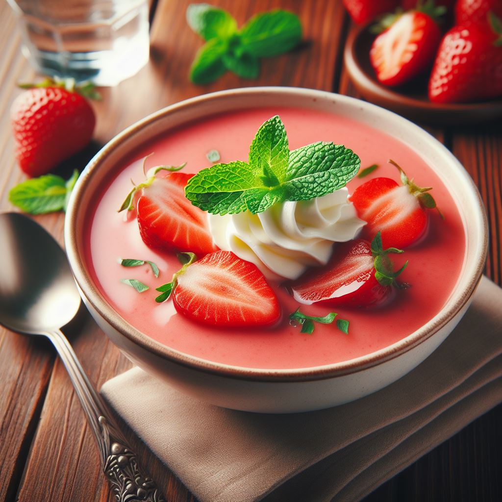 Chilled Strawberry Soup
