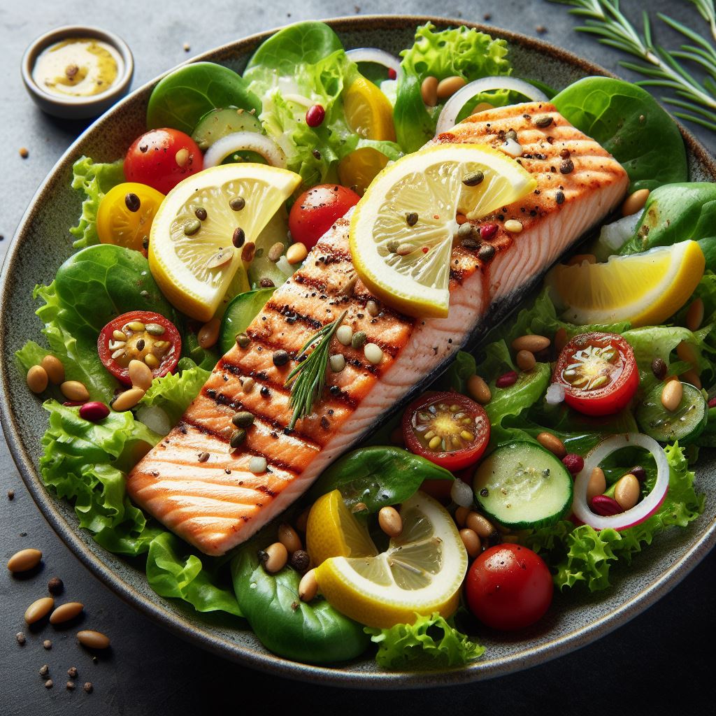 Baked Salmon with Lemon and Dill