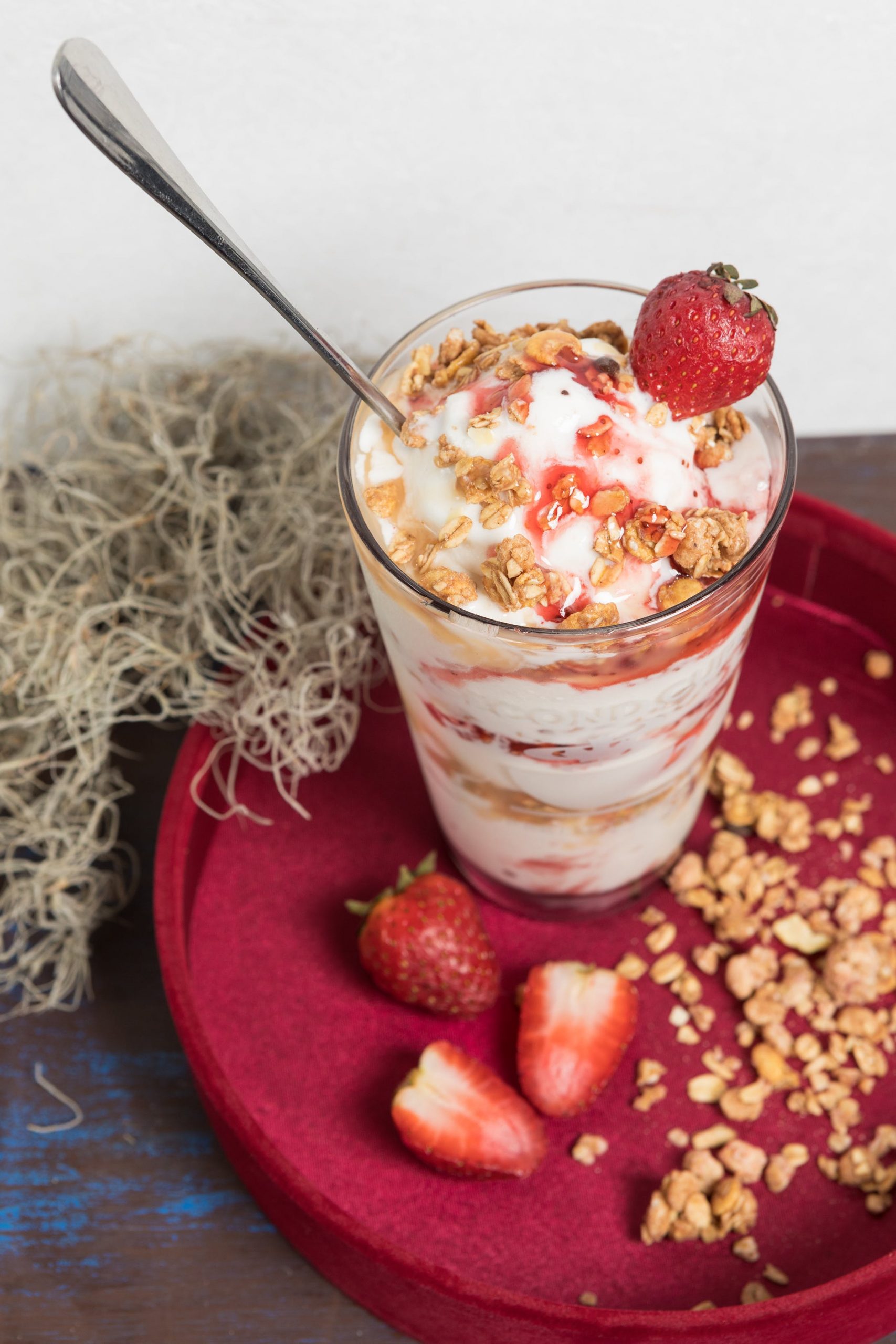 Greek Yogurt Parfait with Berries and Granola