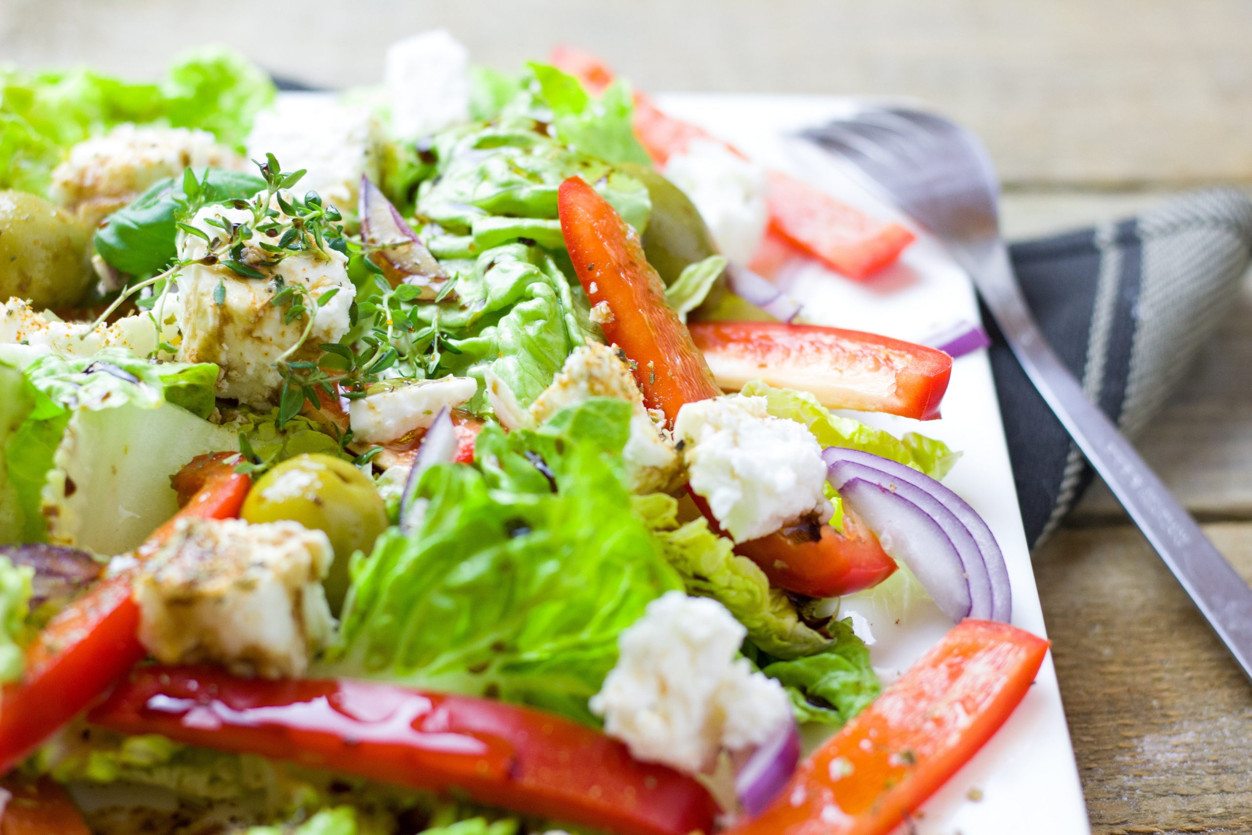 Refreshing Garden Vegetable Salad