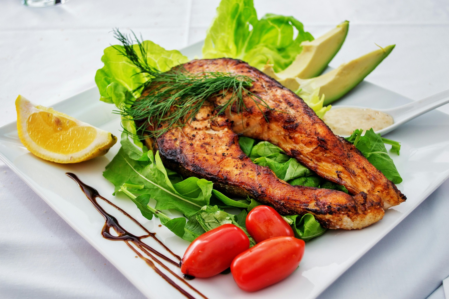 Pan-fried carp fillet
