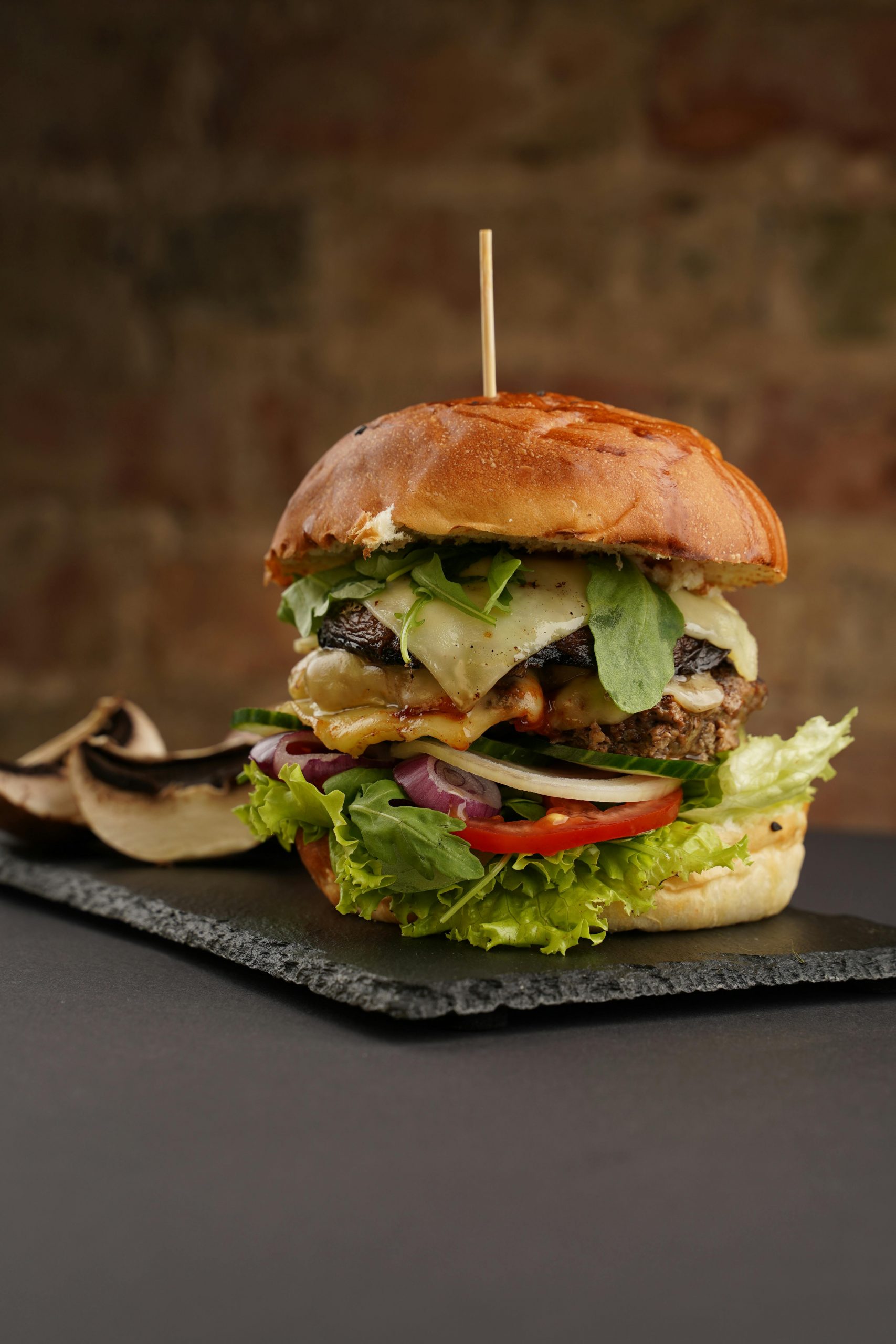 Amazing British burger